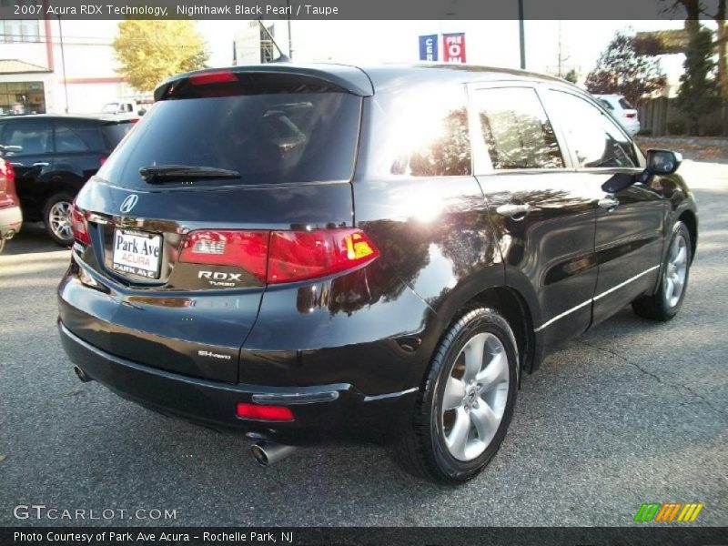 Nighthawk Black Pearl / Taupe 2007 Acura RDX Technology