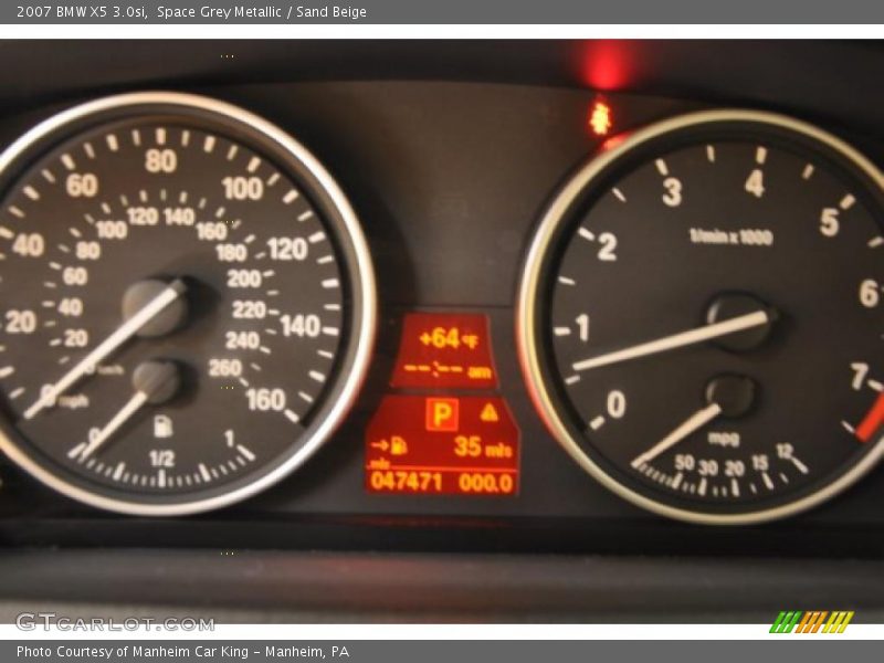 Space Grey Metallic / Sand Beige 2007 BMW X5 3.0si