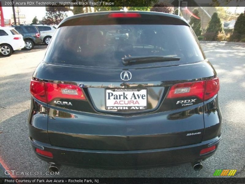 Nighthawk Black Pearl / Taupe 2007 Acura RDX Technology