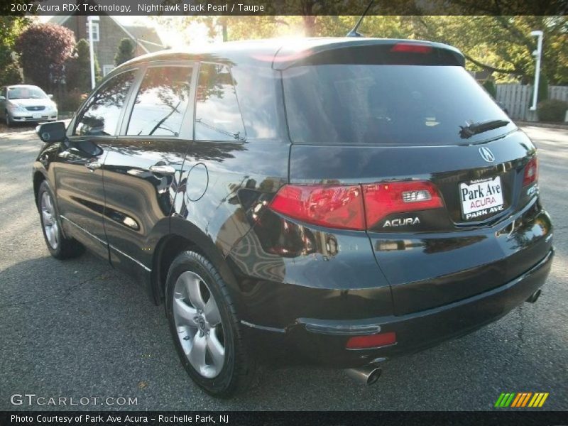 Nighthawk Black Pearl / Taupe 2007 Acura RDX Technology
