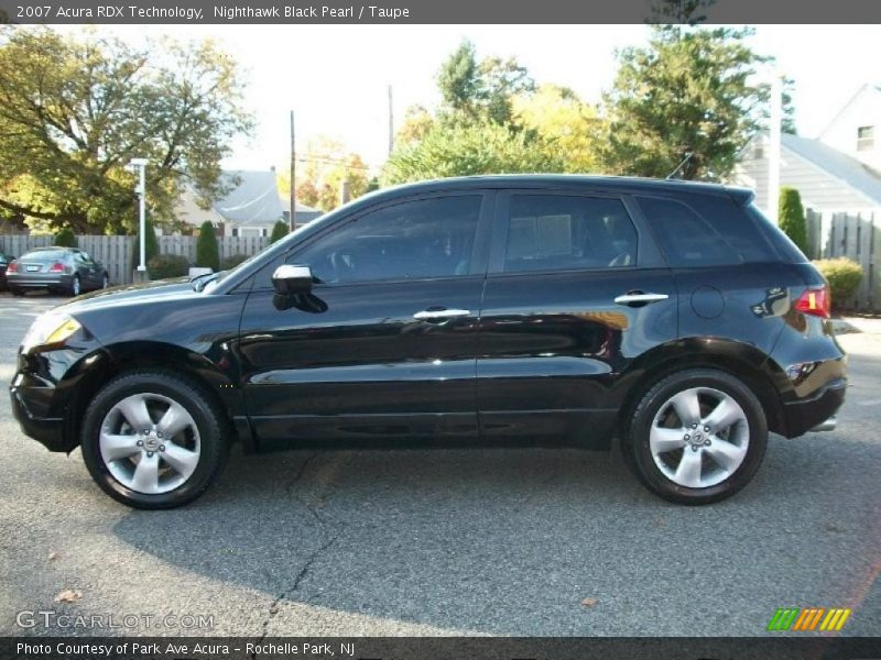 Nighthawk Black Pearl / Taupe 2007 Acura RDX Technology