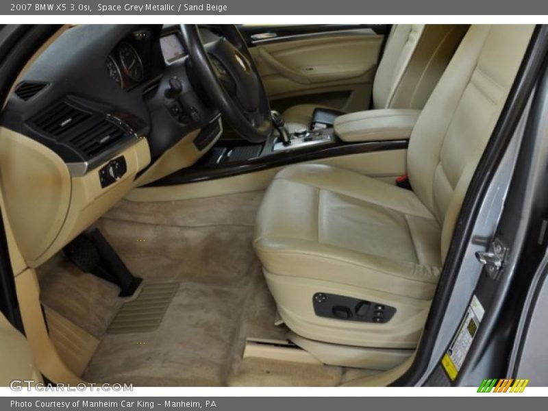 Space Grey Metallic / Sand Beige 2007 BMW X5 3.0si