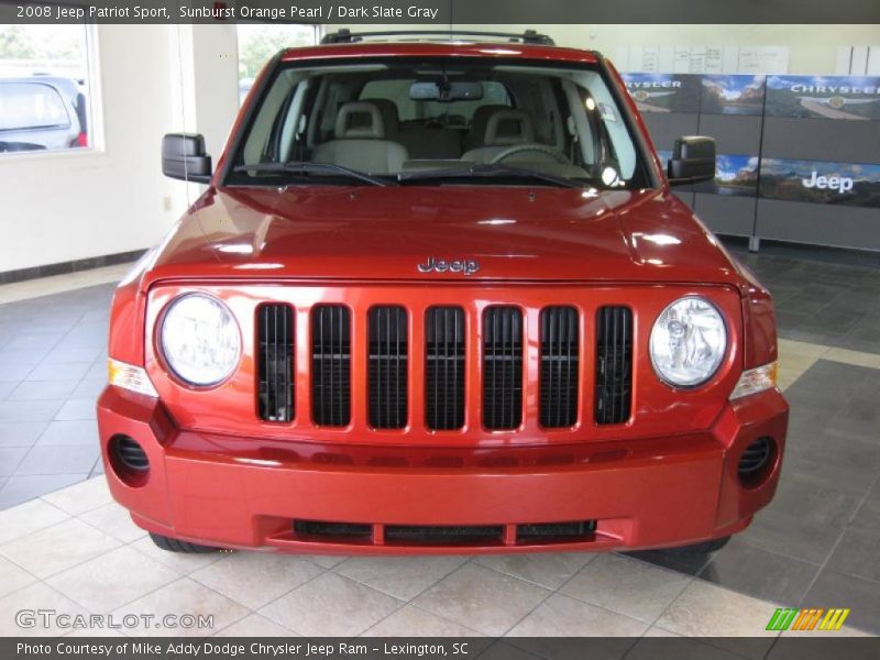 Sunburst Orange Pearl / Dark Slate Gray 2008 Jeep Patriot Sport