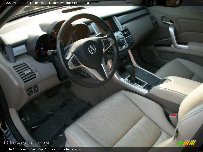 Nighthawk Black Pearl / Taupe 2007 Acura RDX Technology