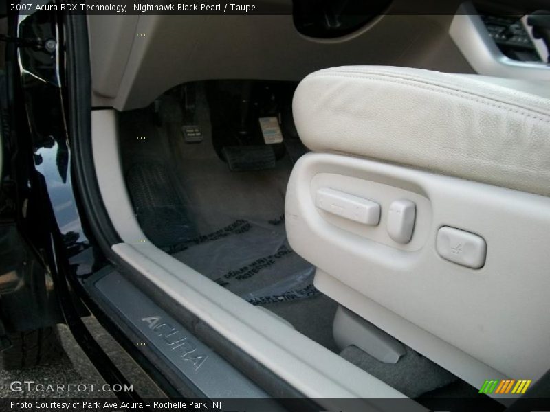 Nighthawk Black Pearl / Taupe 2007 Acura RDX Technology