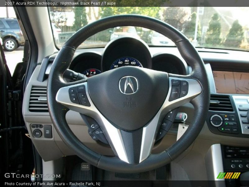 Nighthawk Black Pearl / Taupe 2007 Acura RDX Technology