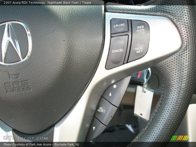 Nighthawk Black Pearl / Taupe 2007 Acura RDX Technology