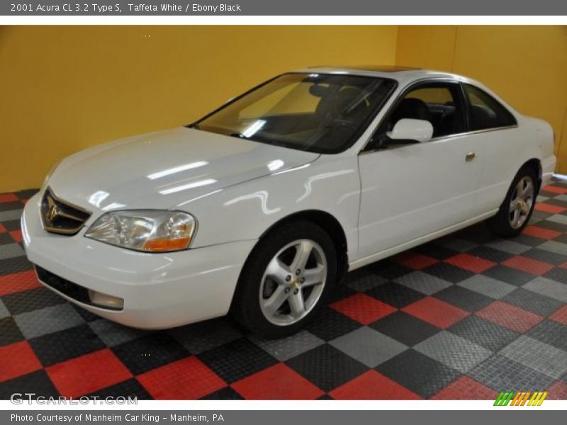 Taffeta White / Ebony Black 2001 Acura CL 3.2 Type S