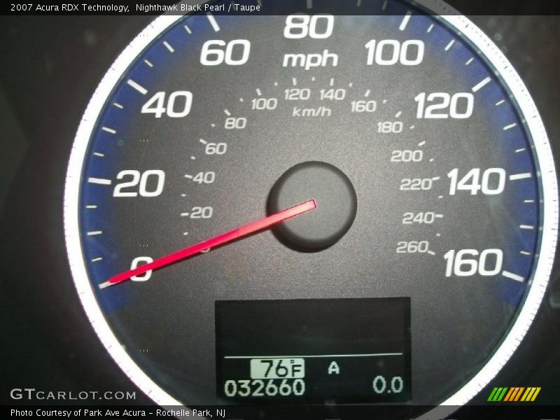 Nighthawk Black Pearl / Taupe 2007 Acura RDX Technology