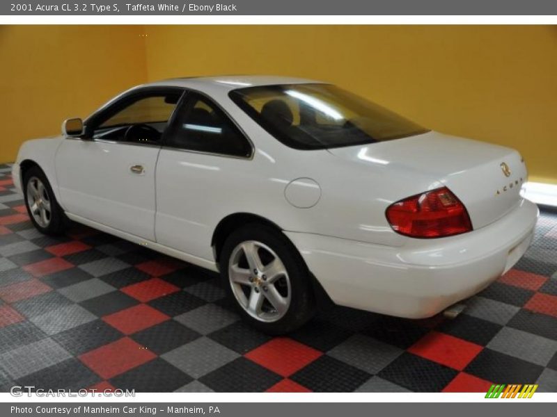 Taffeta White / Ebony Black 2001 Acura CL 3.2 Type S