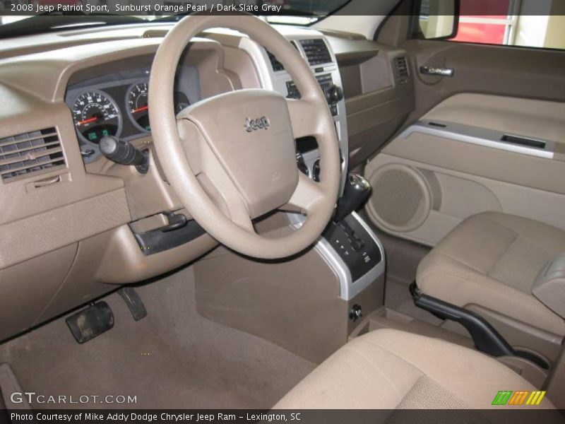 Sunburst Orange Pearl / Dark Slate Gray 2008 Jeep Patriot Sport