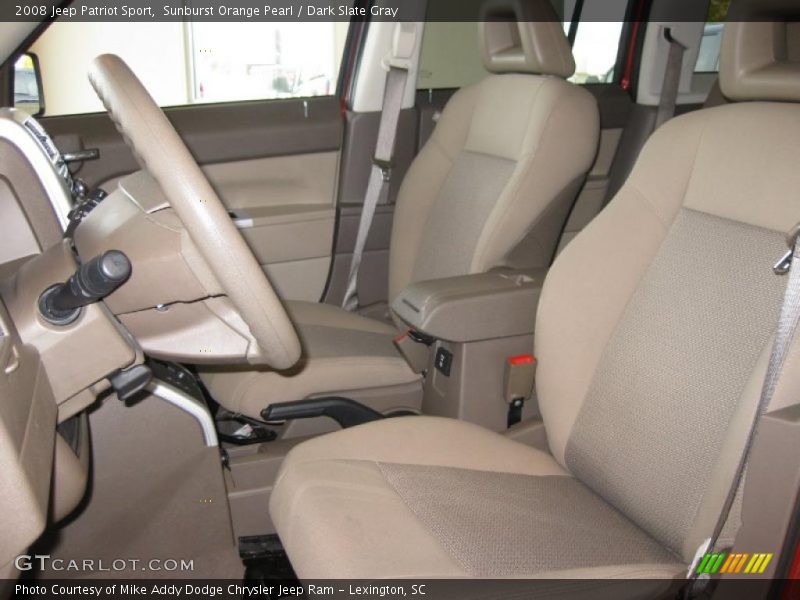 Sunburst Orange Pearl / Dark Slate Gray 2008 Jeep Patriot Sport