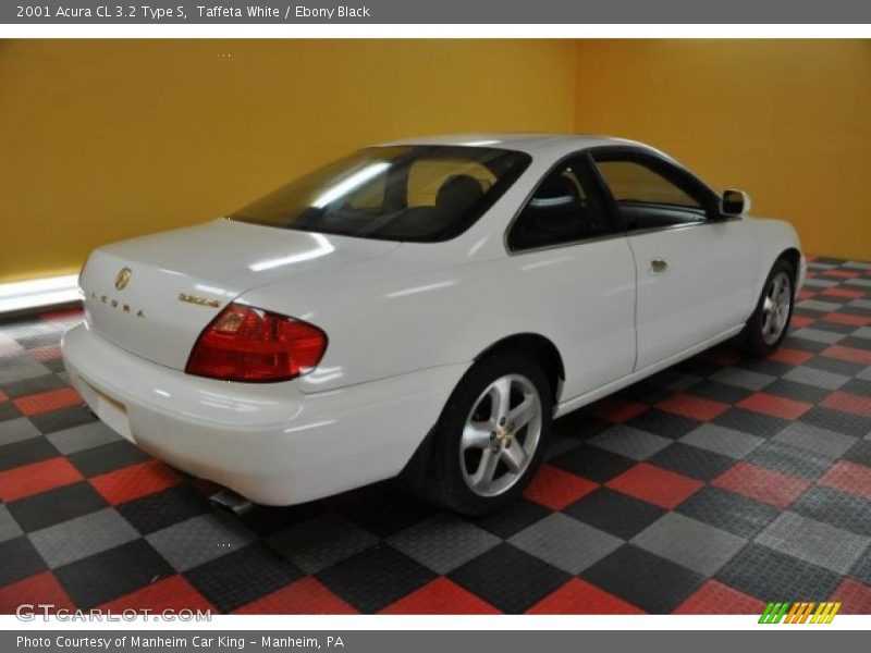 Taffeta White / Ebony Black 2001 Acura CL 3.2 Type S