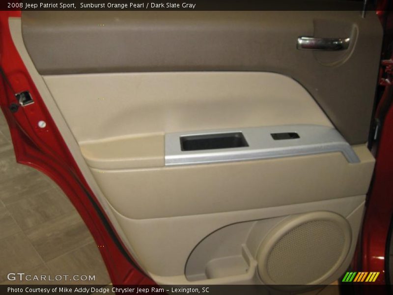Sunburst Orange Pearl / Dark Slate Gray 2008 Jeep Patriot Sport
