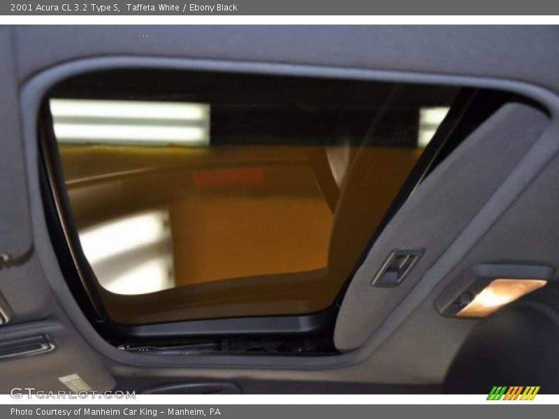 Taffeta White / Ebony Black 2001 Acura CL 3.2 Type S