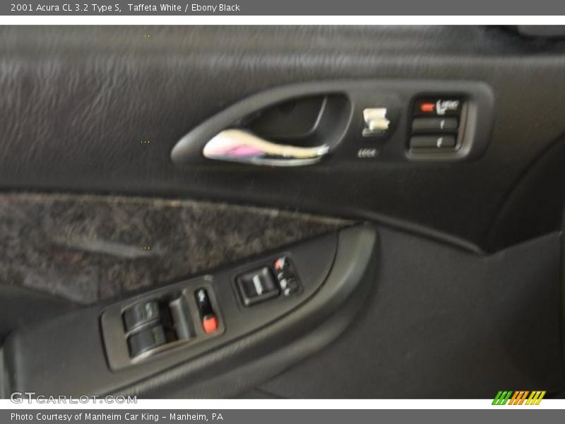 Taffeta White / Ebony Black 2001 Acura CL 3.2 Type S