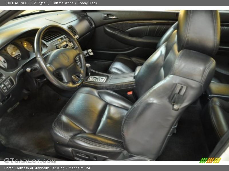  2001 CL 3.2 Type S Ebony Black Interior