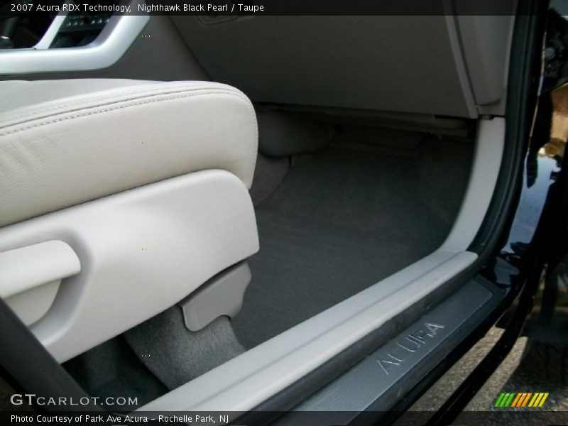 Nighthawk Black Pearl / Taupe 2007 Acura RDX Technology