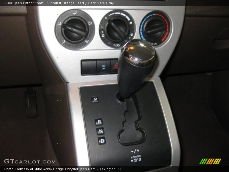 Sunburst Orange Pearl / Dark Slate Gray 2008 Jeep Patriot Sport