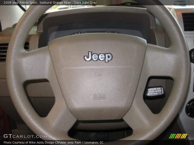 Sunburst Orange Pearl / Dark Slate Gray 2008 Jeep Patriot Sport