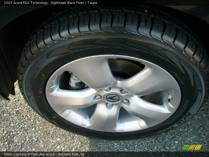 Nighthawk Black Pearl / Taupe 2007 Acura RDX Technology