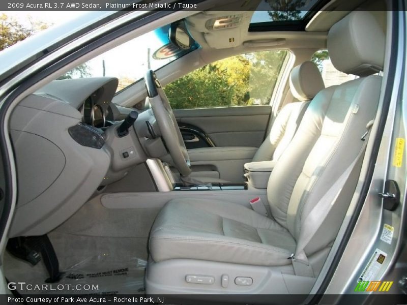  2009 RL 3.7 AWD Sedan Taupe Interior