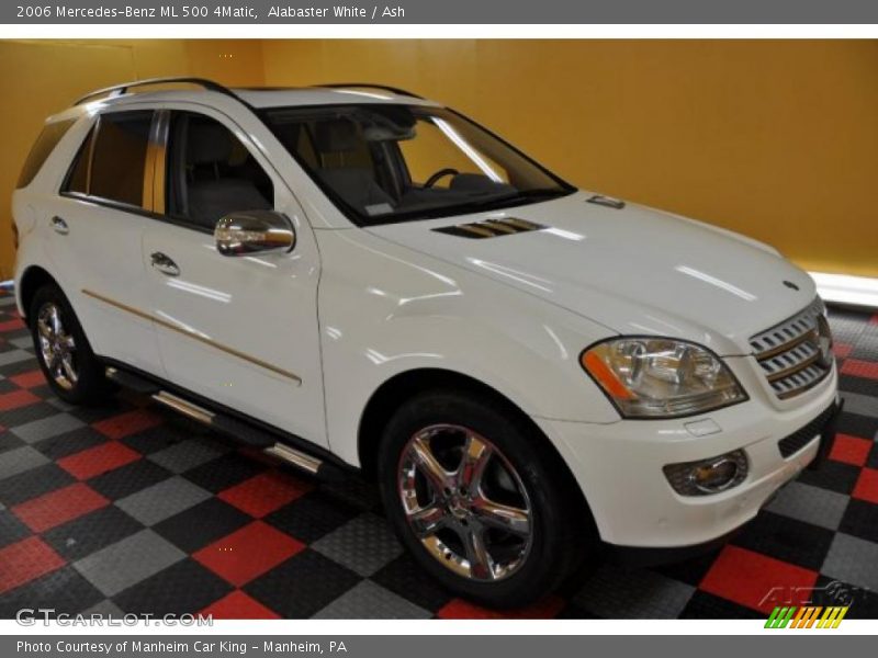 Alabaster White / Ash 2006 Mercedes-Benz ML 500 4Matic