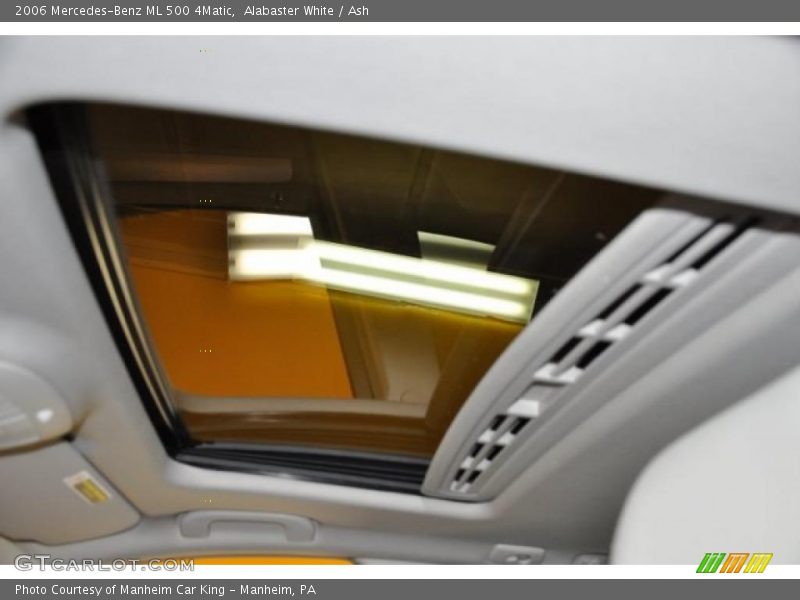 Alabaster White / Ash 2006 Mercedes-Benz ML 500 4Matic