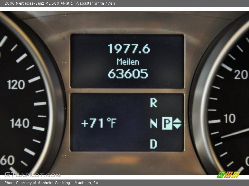 Alabaster White / Ash 2006 Mercedes-Benz ML 500 4Matic