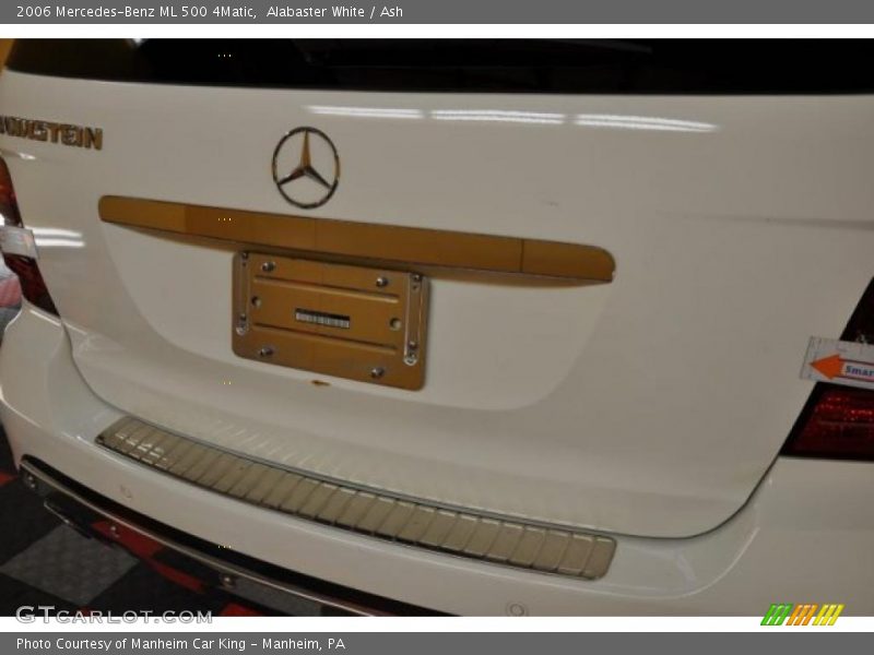 Alabaster White / Ash 2006 Mercedes-Benz ML 500 4Matic