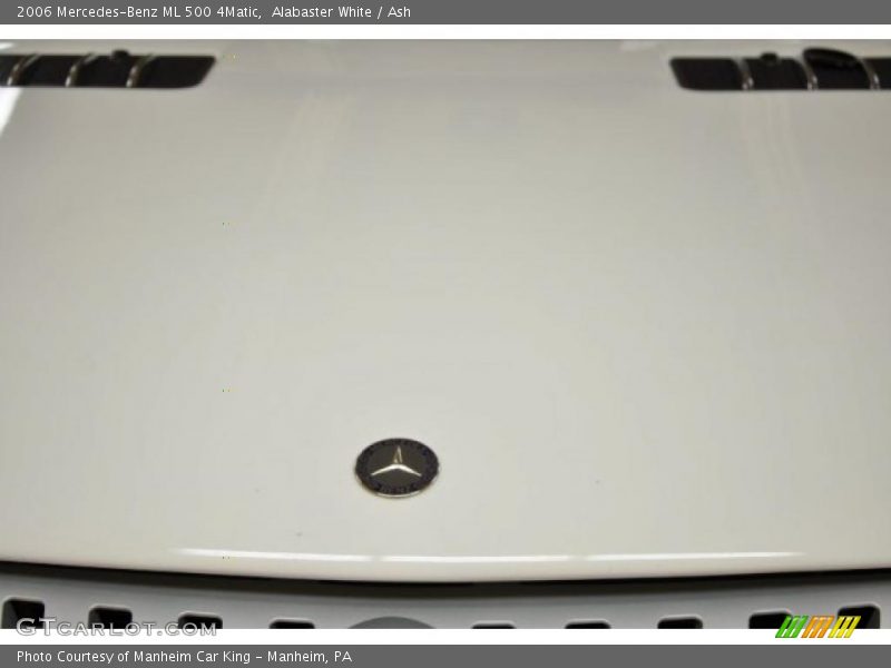 Alabaster White / Ash 2006 Mercedes-Benz ML 500 4Matic
