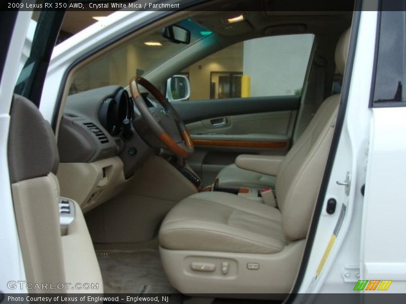 Crystal White Mica / Parchment 2009 Lexus RX 350 AWD