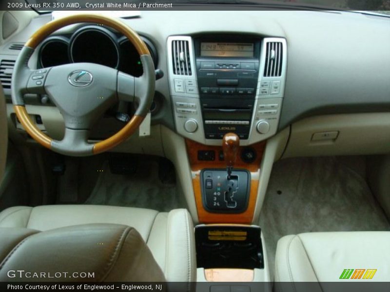 Crystal White Mica / Parchment 2009 Lexus RX 350 AWD