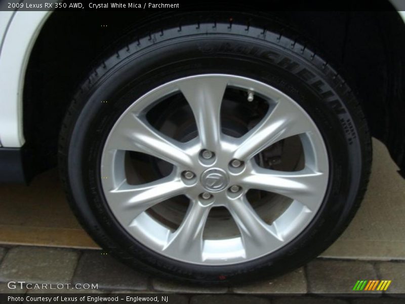 Crystal White Mica / Parchment 2009 Lexus RX 350 AWD