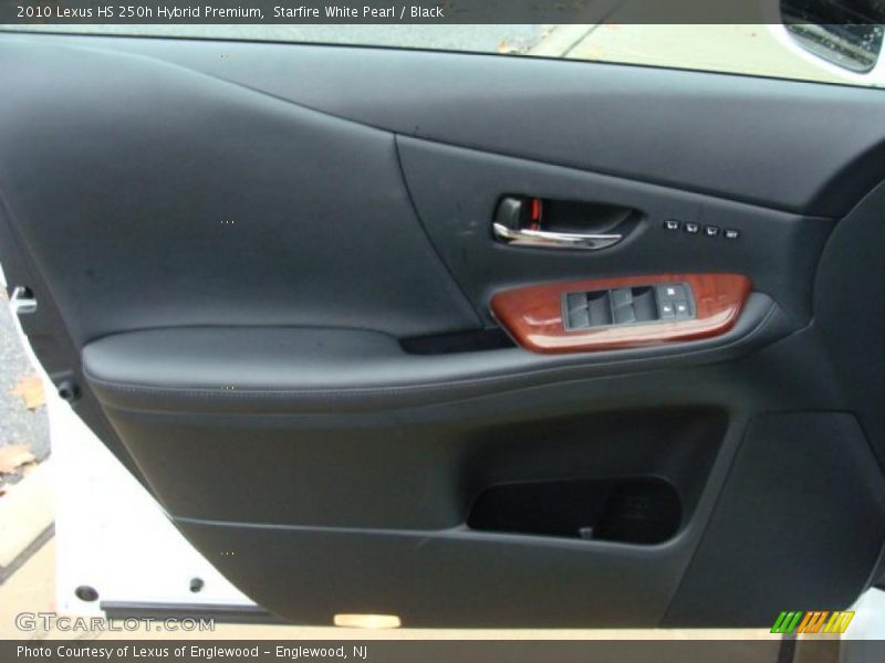 Starfire White Pearl / Black 2010 Lexus HS 250h Hybrid Premium