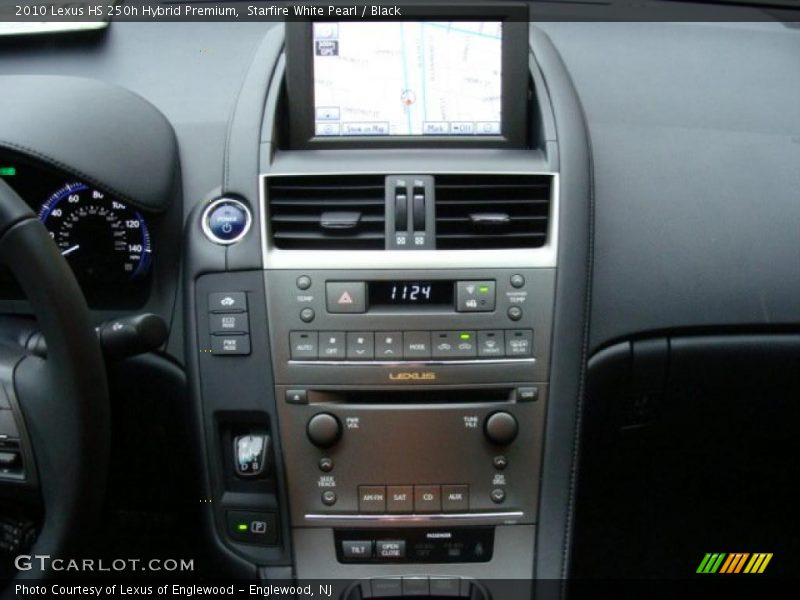 Controls of 2010 HS 250h Hybrid Premium