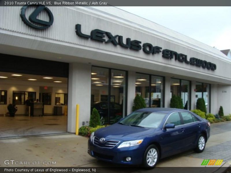Blue Ribbon Metallic / Ash Gray 2010 Toyota Camry XLE V6