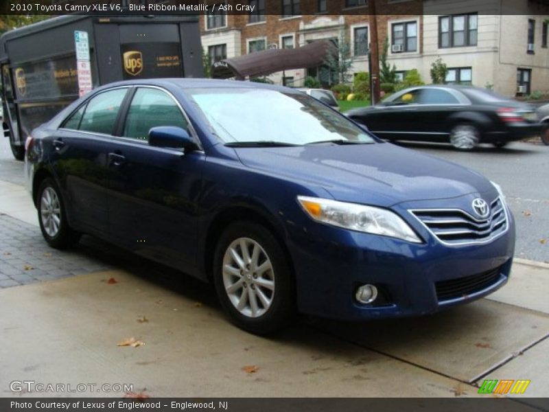 Blue Ribbon Metallic / Ash Gray 2010 Toyota Camry XLE V6