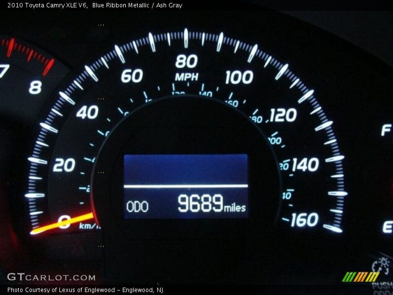 Blue Ribbon Metallic / Ash Gray 2010 Toyota Camry XLE V6