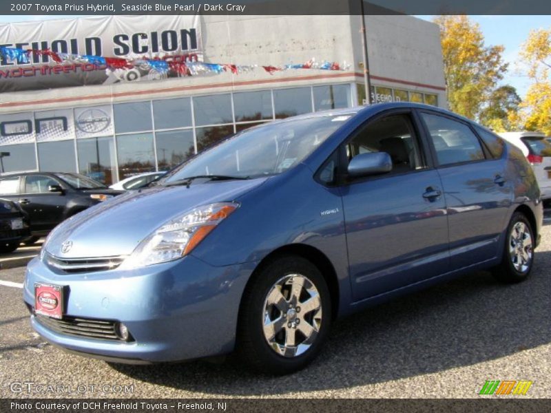 Seaside Blue Pearl / Dark Gray 2007 Toyota Prius Hybrid