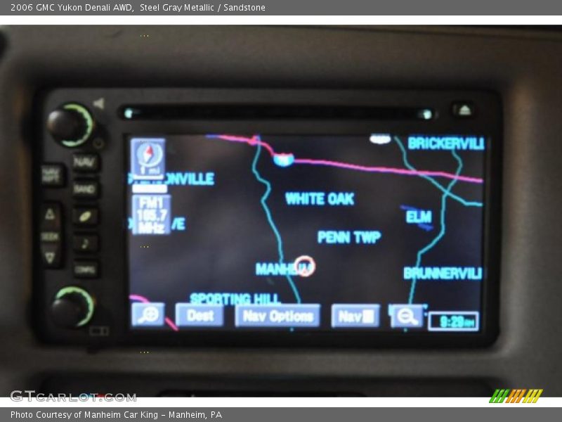 Steel Gray Metallic / Sandstone 2006 GMC Yukon Denali AWD