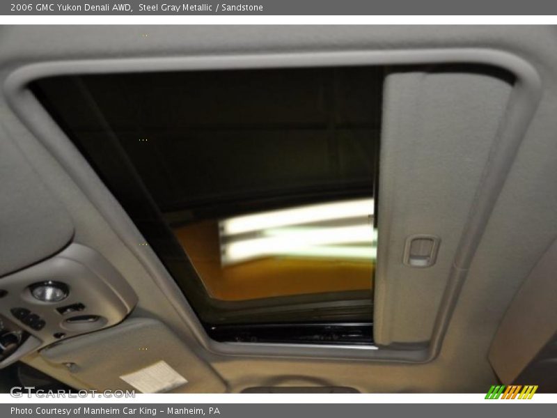 Steel Gray Metallic / Sandstone 2006 GMC Yukon Denali AWD