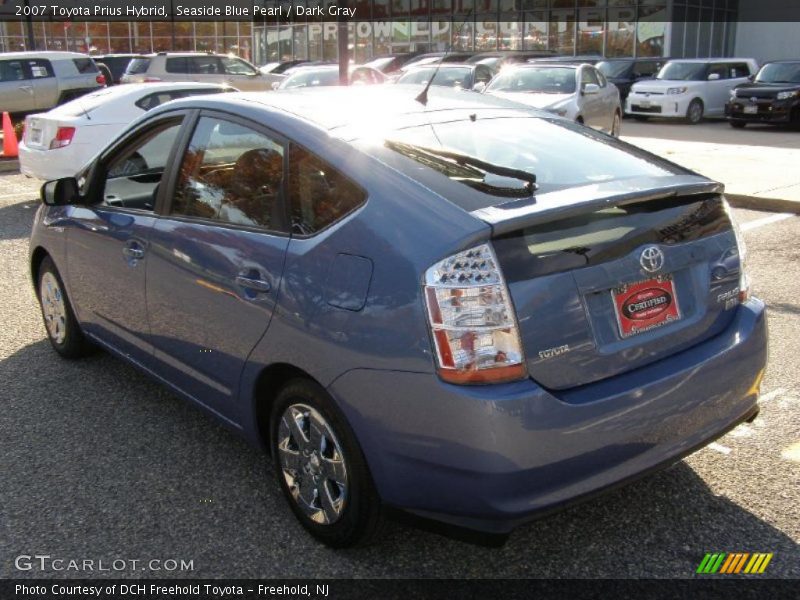 Seaside Blue Pearl / Dark Gray 2007 Toyota Prius Hybrid