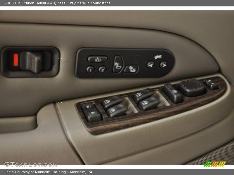 Steel Gray Metallic / Sandstone 2006 GMC Yukon Denali AWD