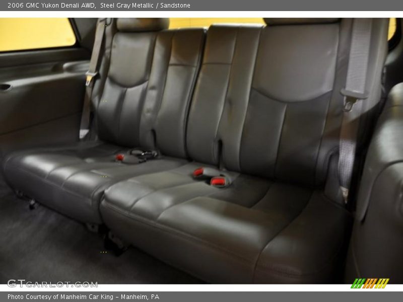 Steel Gray Metallic / Sandstone 2006 GMC Yukon Denali AWD