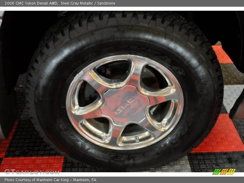 Steel Gray Metallic / Sandstone 2006 GMC Yukon Denali AWD