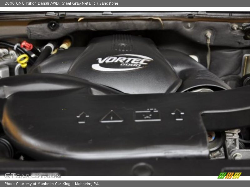Steel Gray Metallic / Sandstone 2006 GMC Yukon Denali AWD