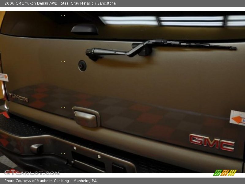Steel Gray Metallic / Sandstone 2006 GMC Yukon Denali AWD