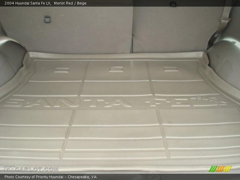  2004 Santa Fe LX Trunk