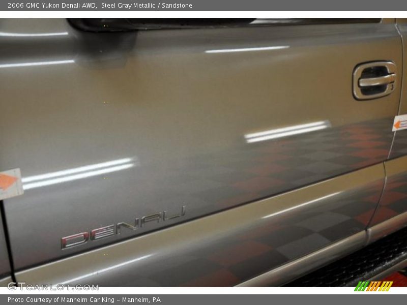 Steel Gray Metallic / Sandstone 2006 GMC Yukon Denali AWD